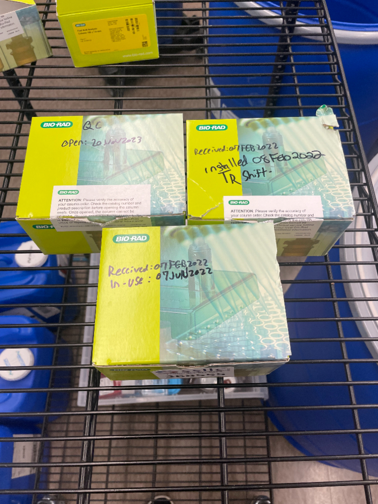 Image of Bio-Rad HPLC Columns - Quantity 3